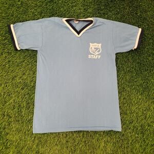 Vintage 80s Don-Alleson Ringer Shirt Womens S/M 18x25 MRA-Staff